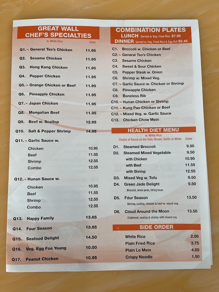 The Great Wall Buffet Towanda 2