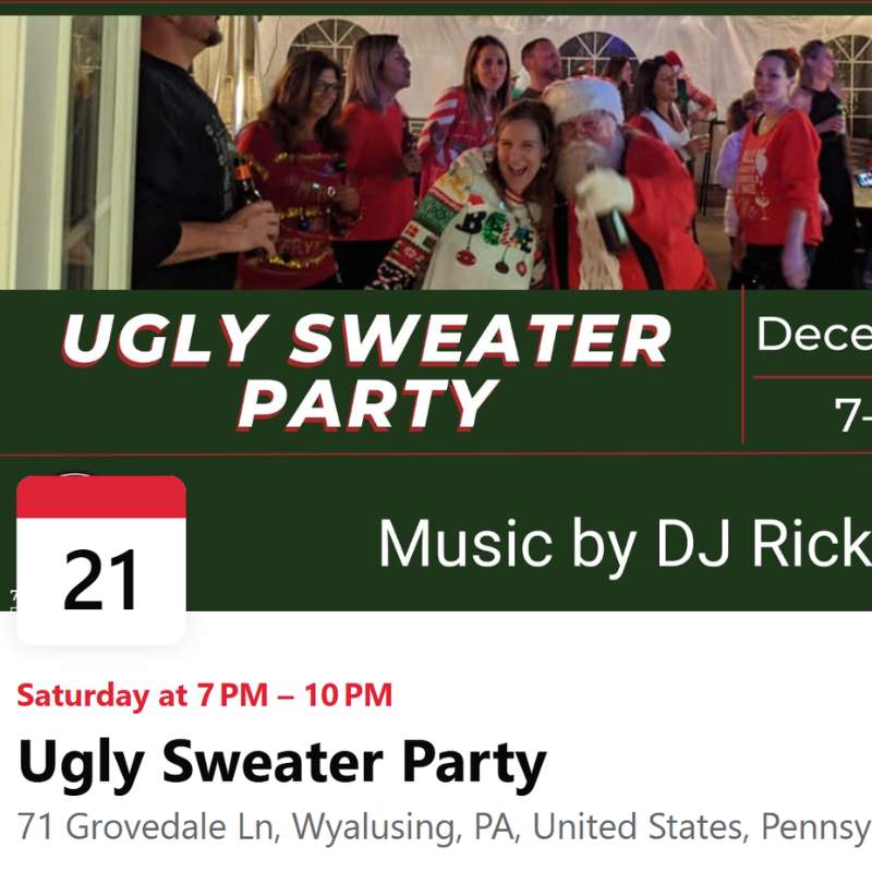 21 ugly sweater grovedale