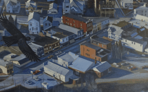Painting of old Wyalusing.