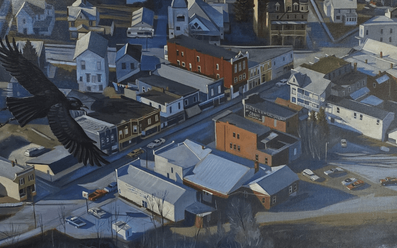 Painting of Old Wyalusing Painting of old Wyalusing.