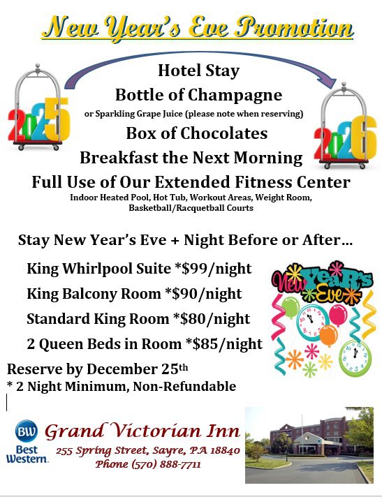 NEW YEARS EVE PROMOTION 2025