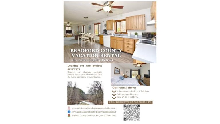 Bradford County Vacation Rental 768x432
